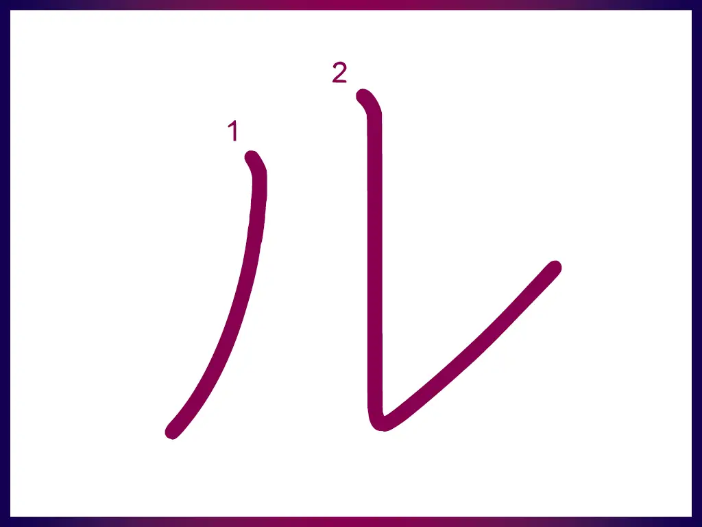Learn to Read and Write Katakana ル ru