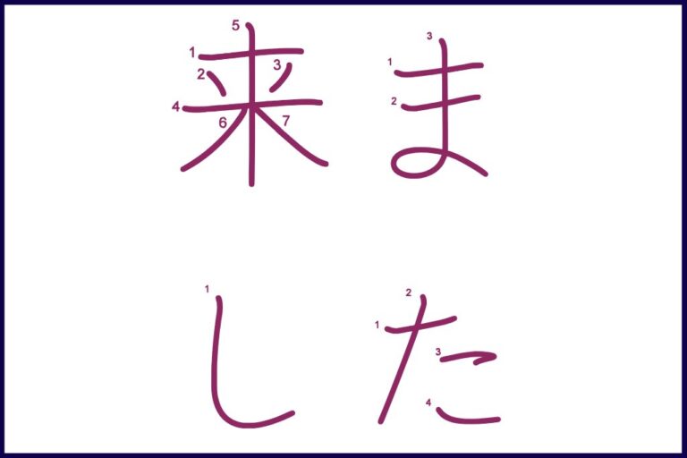 来ました (きました, kimashita): Meaning, Translation, Examples – Alex Rockin ...