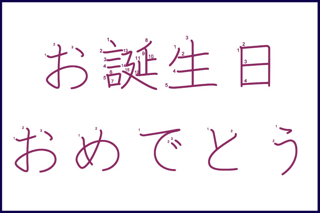 Learn to Write Japanese Kanji with J-Pop Stars #3 JO1 Member Ruki お誕生日おめでとう, O-tanjoubui omedetou!